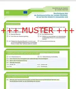 Formular A1 Germania